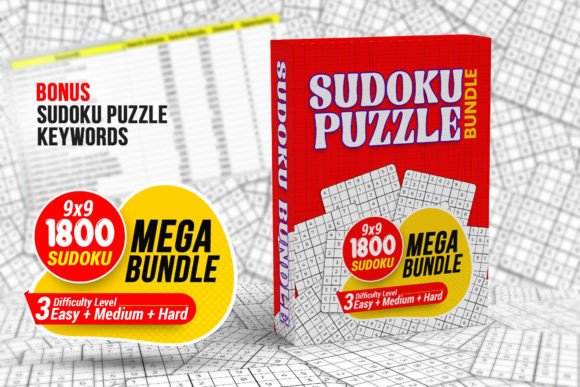 1800 Sudoku Puzzles: The Ultimate KDP Bundle