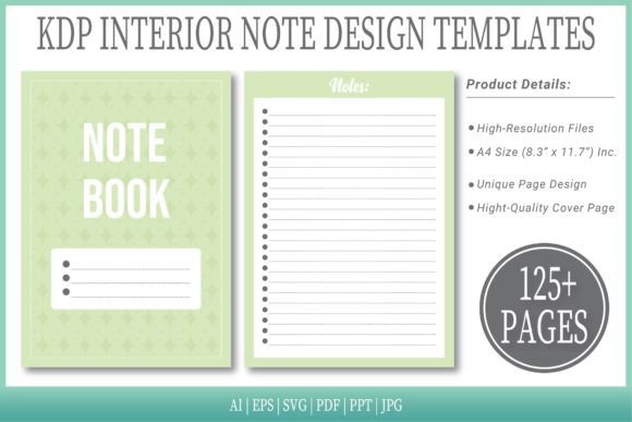 Beryl Green Notepad Templates: A Streamlined Approach to Self-Publishing Interiors