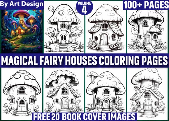 Discover Serenity and Spark Your Imagination with 100 Magical Fairy Houses Coloring Pages