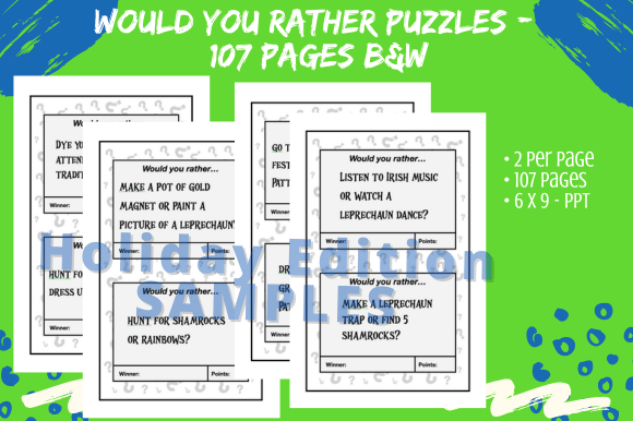 Make Your St. Patrick’s Day Unforgettable with 214 Would You Rather St Patrick Puzzles