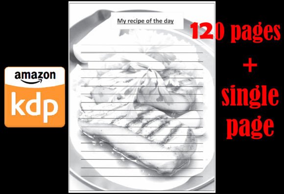 My Recipe of the Day, Printable Pages: Your All-in-One Kitchen Companion