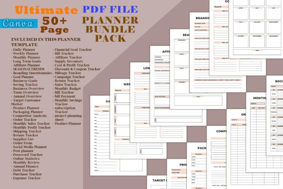 Planner Bundle Pack Vol 10 for Creatives