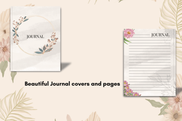 Practical Evaluation of KDP Tan Floral Journal Pages and Cover for Self-Publishers and Designers
