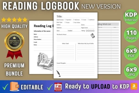 Reading Logbook Journal Versionâ2: A Practical Evaluation for SelfâPublishers and Avid Readers