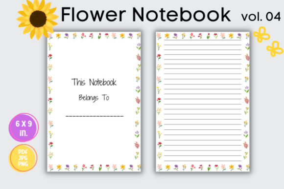 The Quiet Appeal of Flower Notebook Journal Vol.04