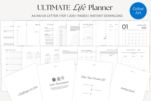 Ultimate Life Planner Bundle Printable