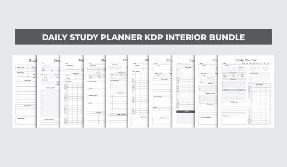 Understanding the KDP Interior Study Planner Bundle for Self-Publishers
