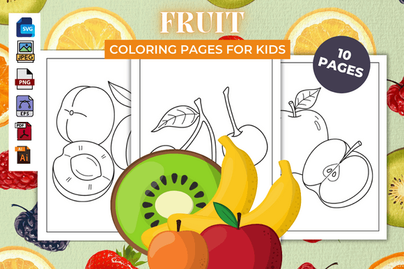 Unlocking Creative Revenue Streams with Fruit Coloring Pages for KDP