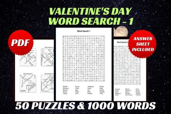 Valentine Day Word Search Puzzle 1: A Romantic Brain Teaser